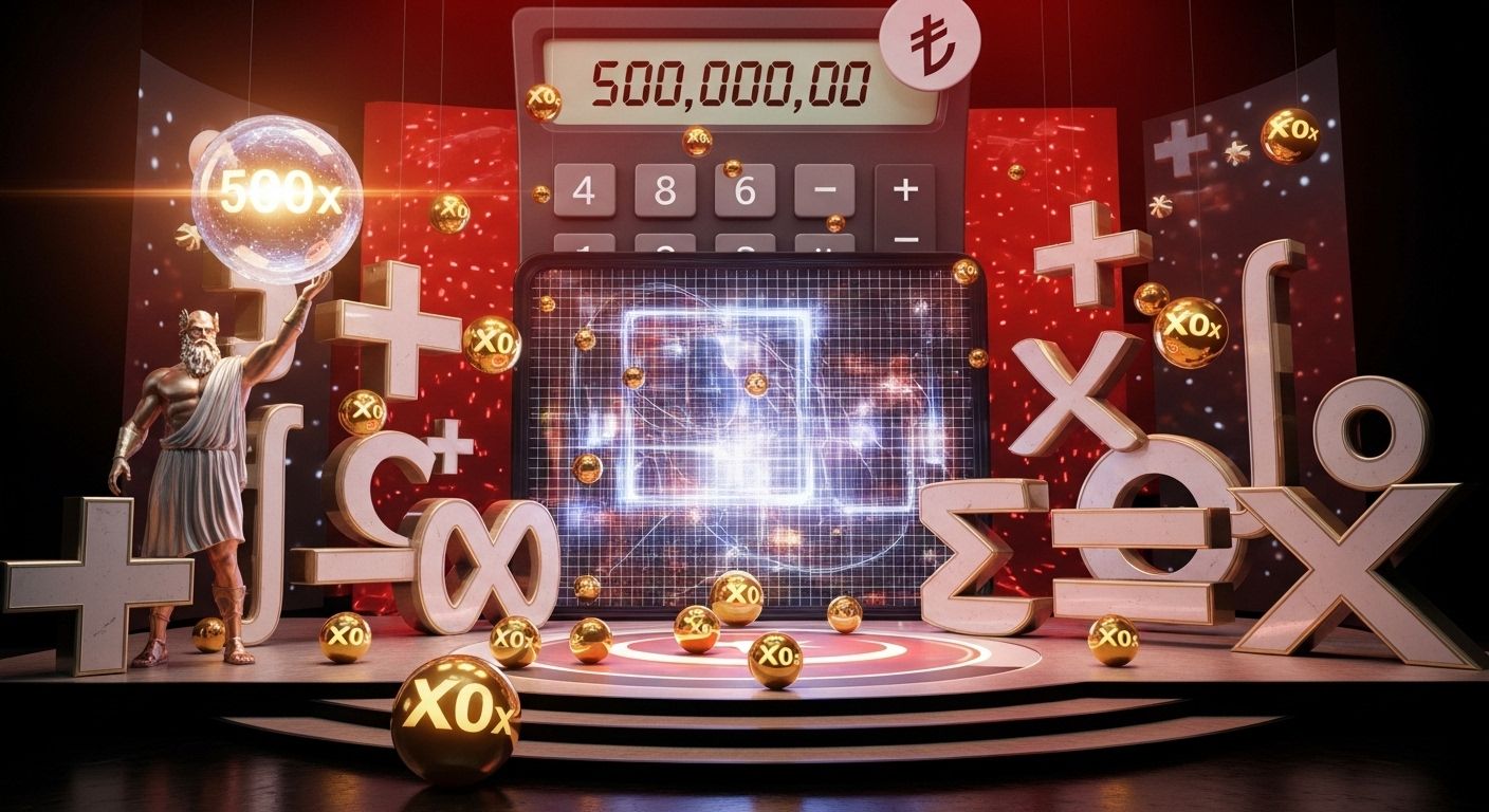 Kazanç olasılıkları ve çarpan hesaplamalarını gösteren konsept görsel